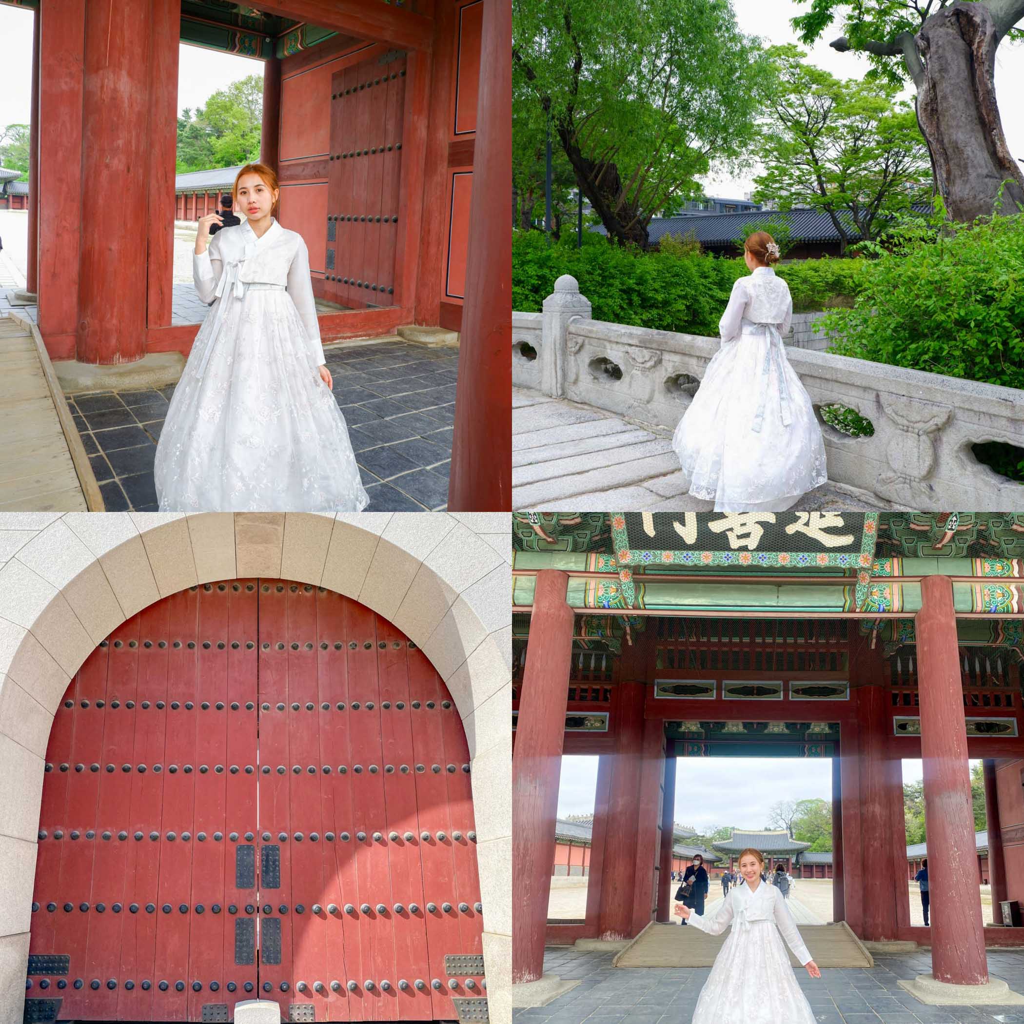 พระราชวังคยองบกกุง Gyeongbokgung Palace และ พระราชวังชางด็อกกุง Changdeokgung Palace