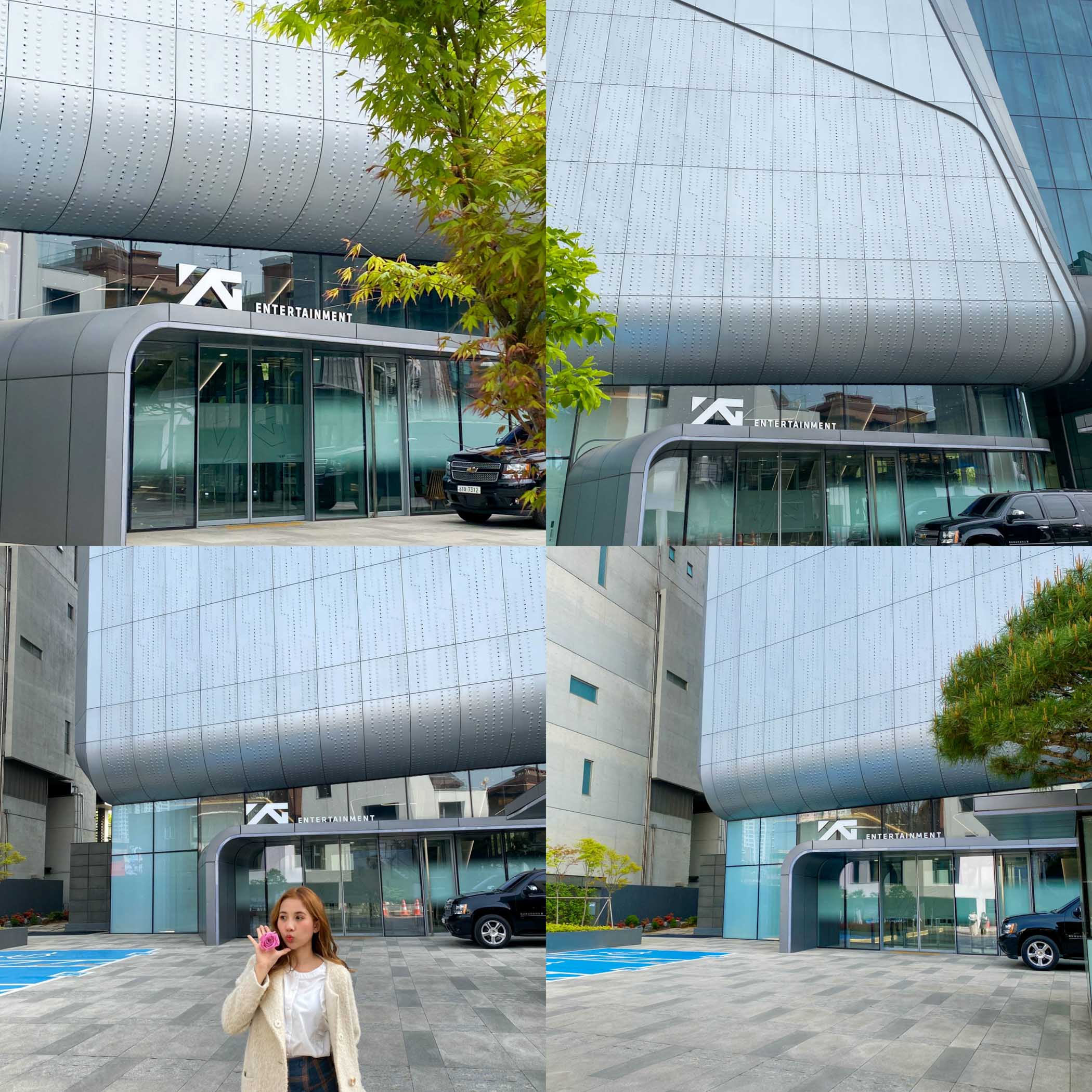 YG entertainment  เหล่าแฟนคลับศิลปิน K-Pop มามุงด่วน แอดพามาที่ตึก YG entertainment